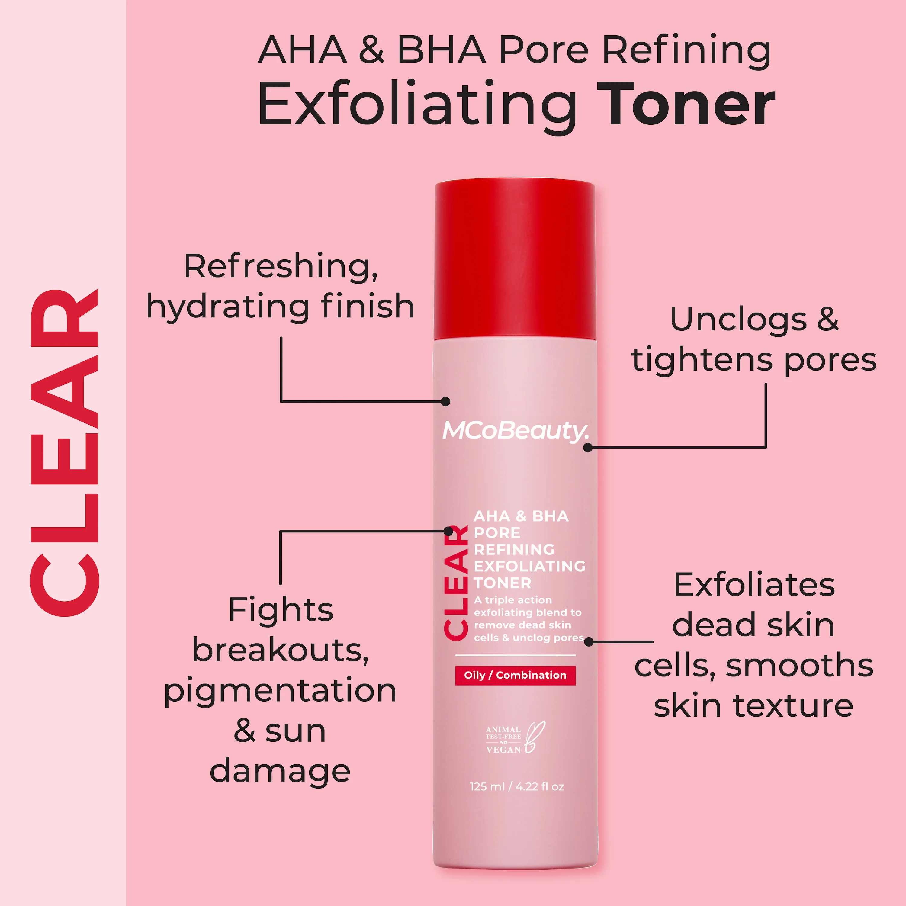 AHA & BHA Pore Refining Exfoliating Toner - Image 4