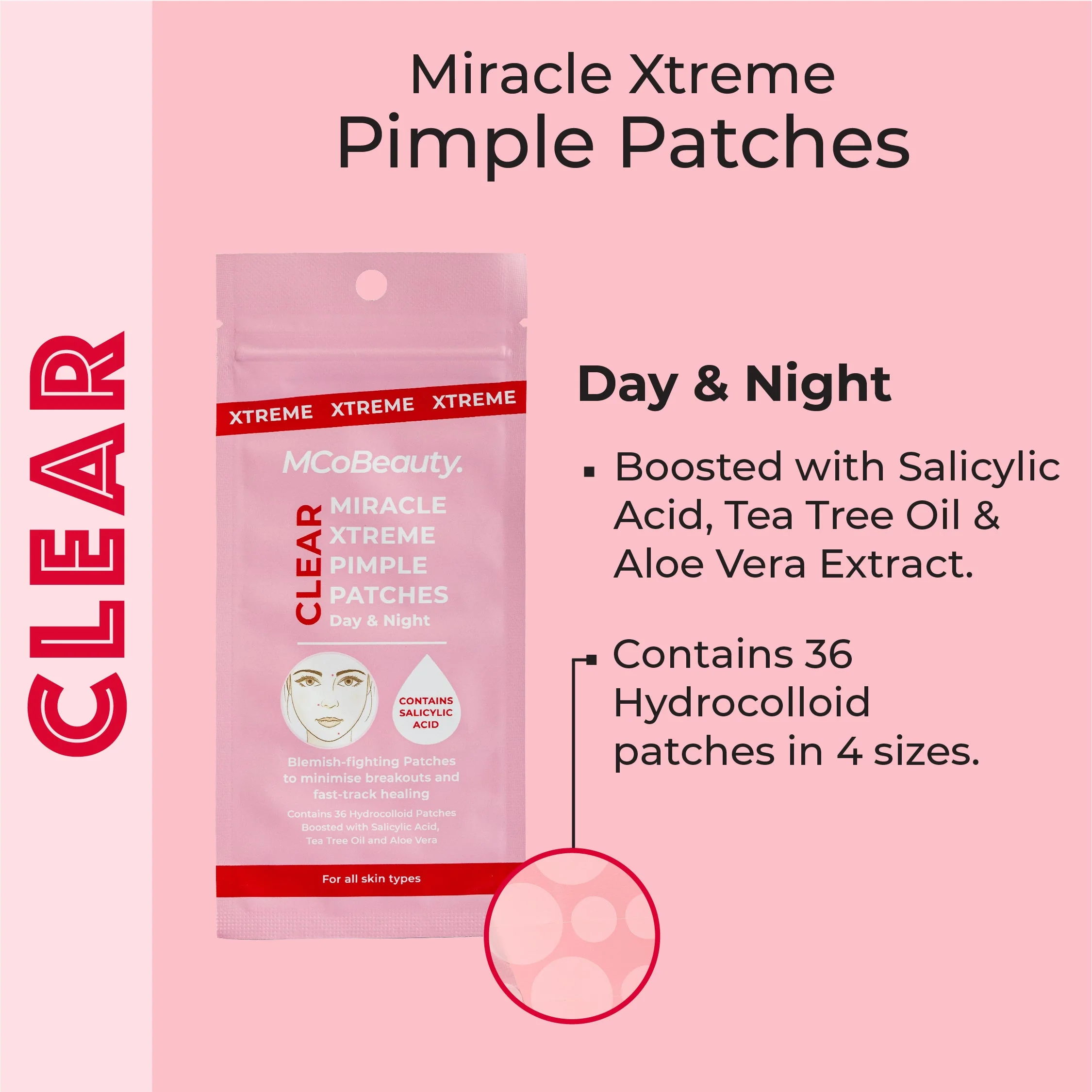 Miracle Xtreme Pimple Patches – Day & Night - Image 3