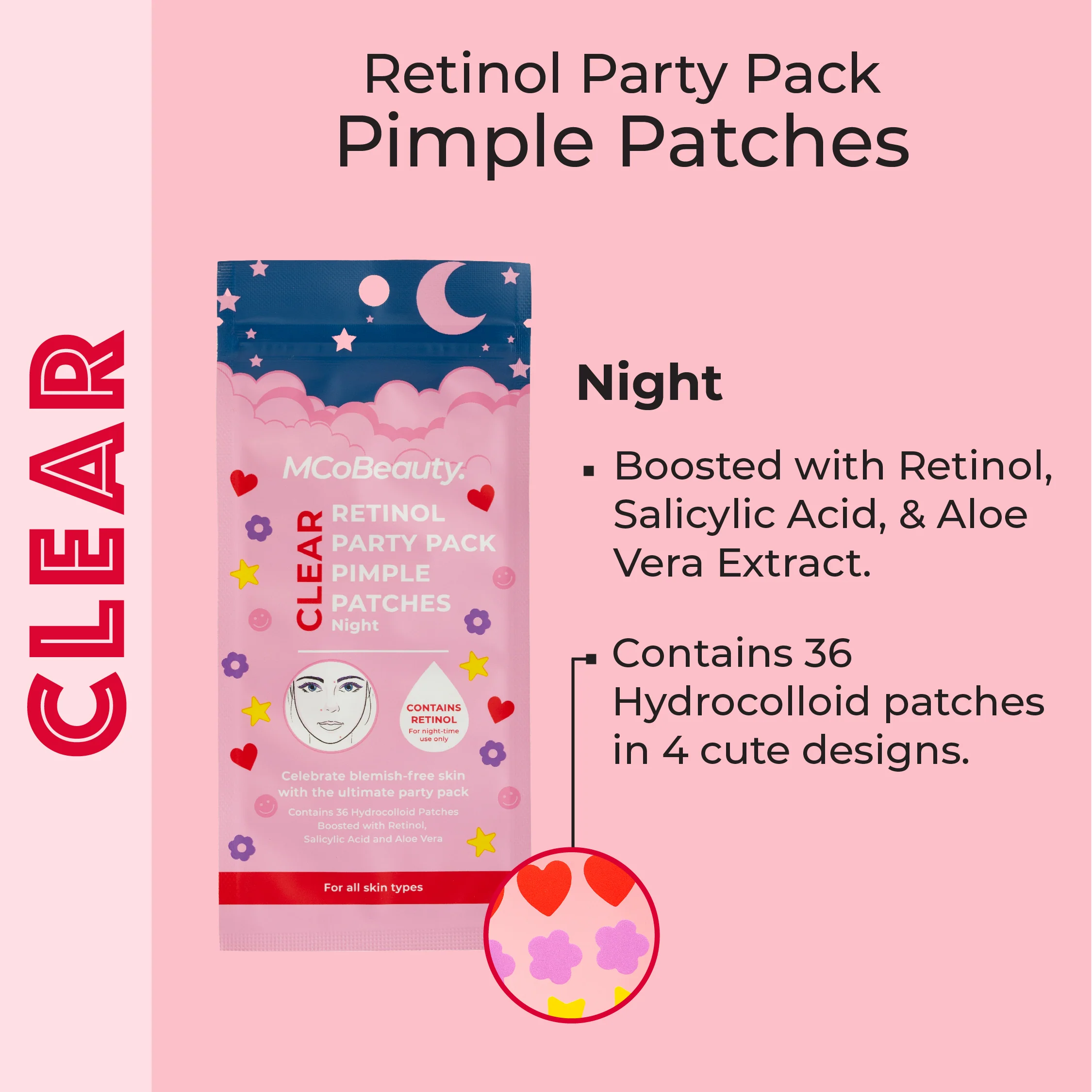Retinol Party Pack Pimples Patches - Image 3